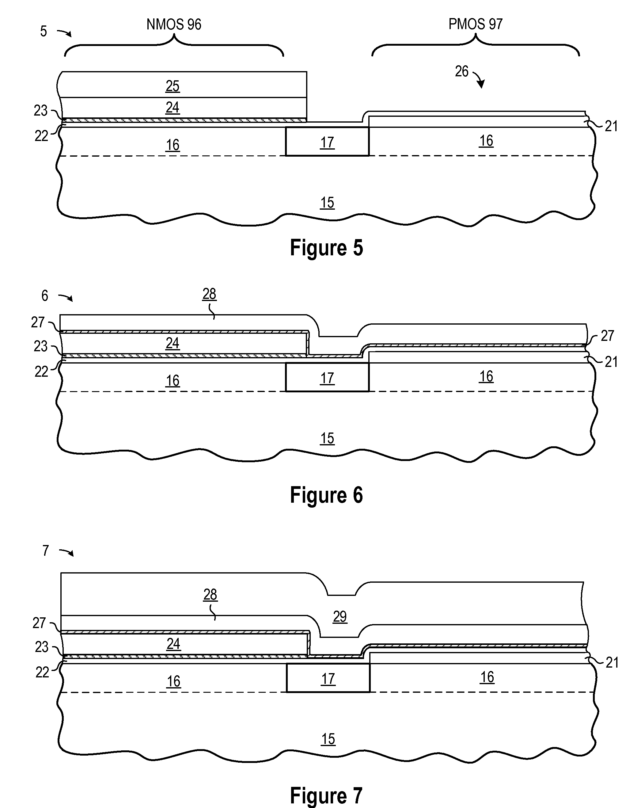 CMOS integration with metal gate and doped high-K oxides