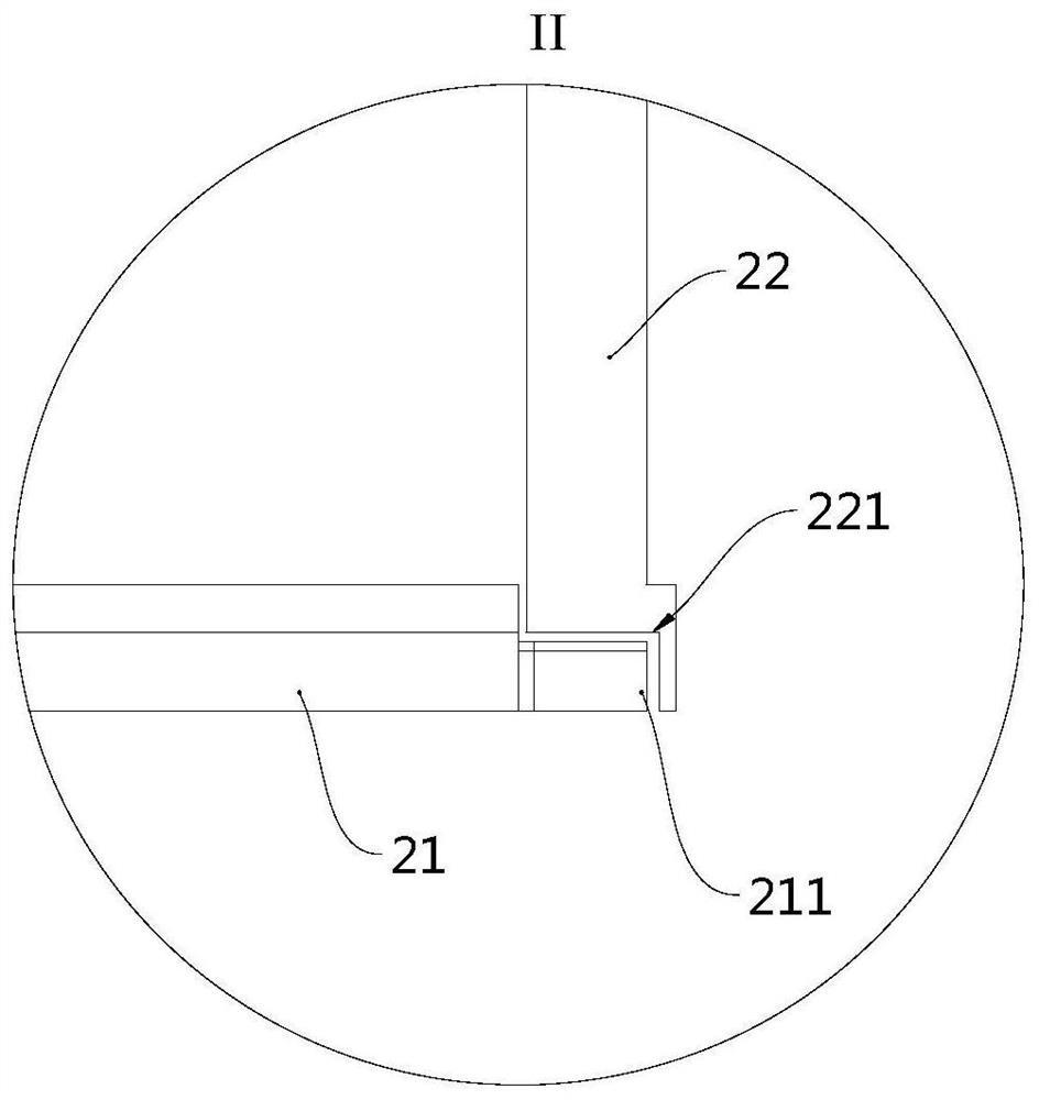 Glass packaging frame and glass packaging device