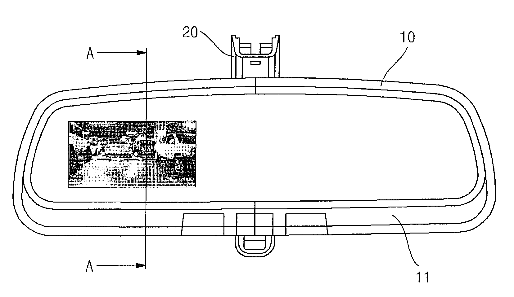 Vehicle Inside Mirror Device for Displaying Image