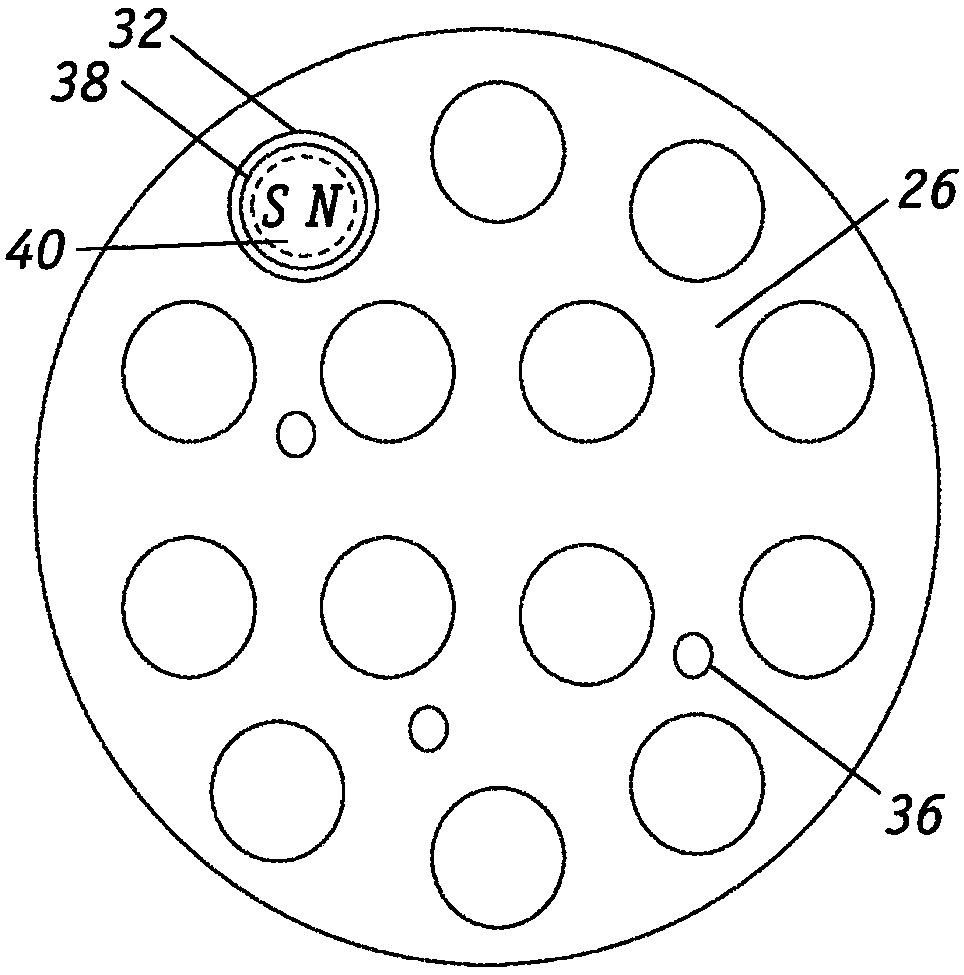 Filters for paramagnetic and diamagnetic substances