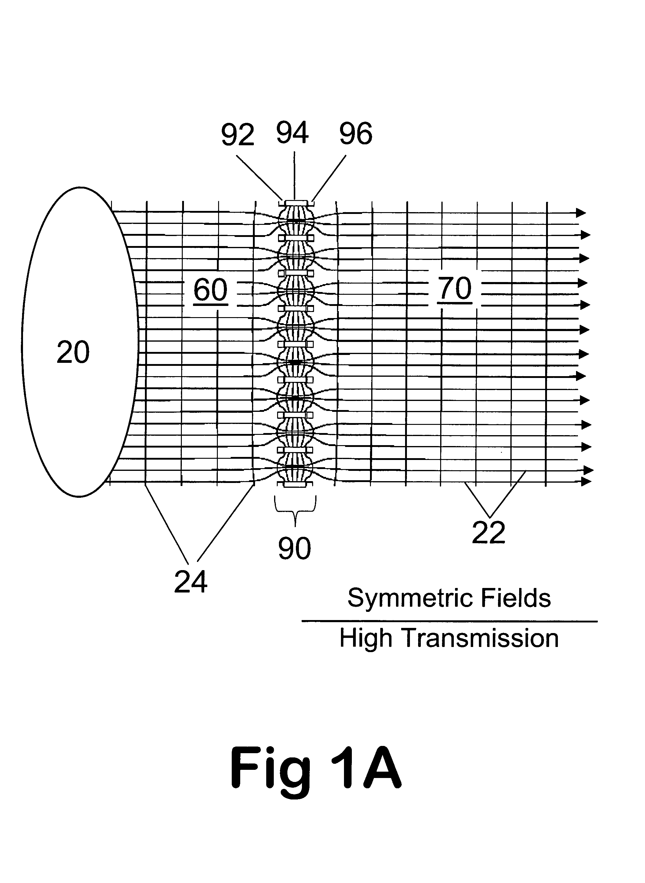 Laminated lens for focusing ions from atmospheric pressure