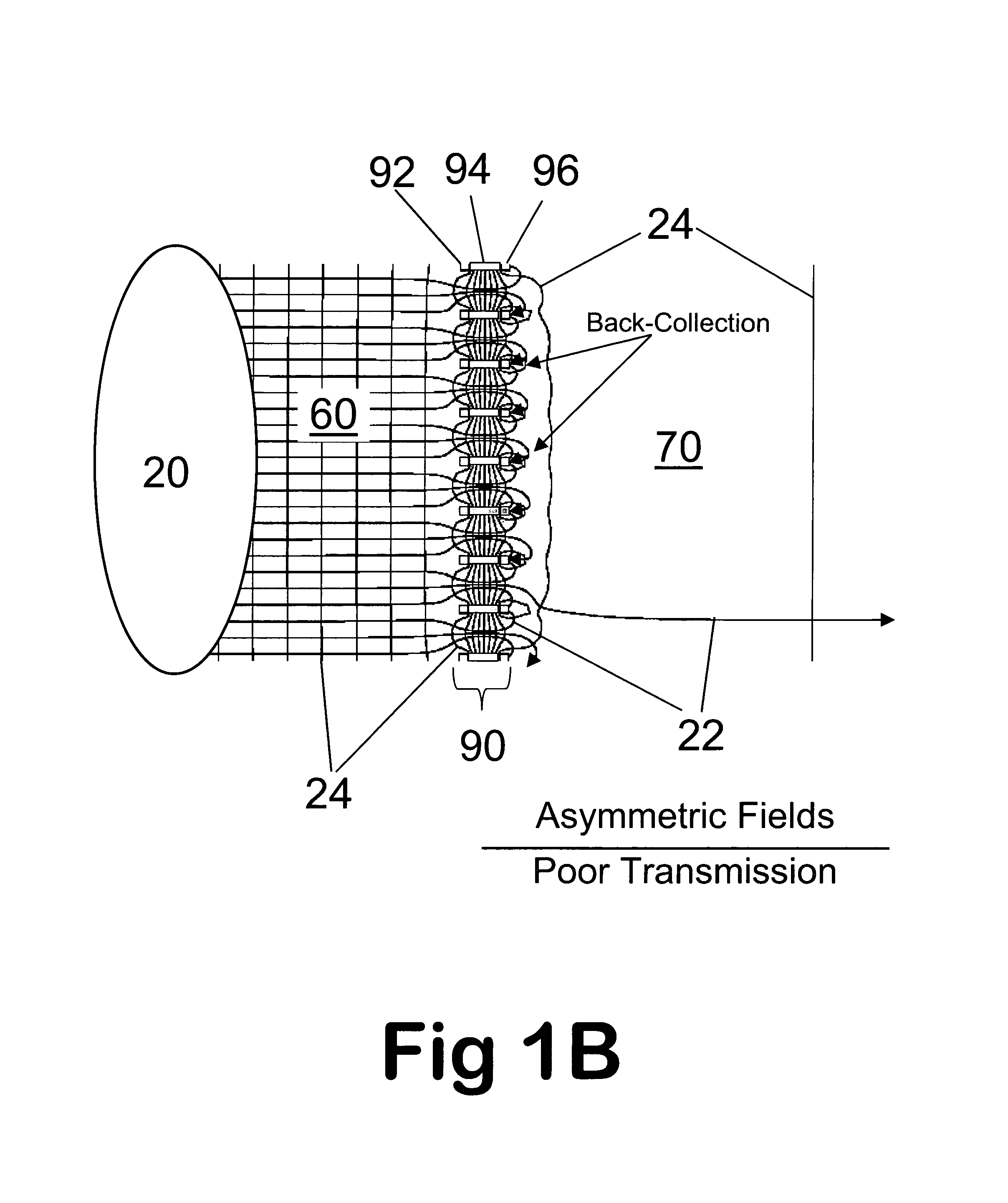 Laminated lens for focusing ions from atmospheric pressure