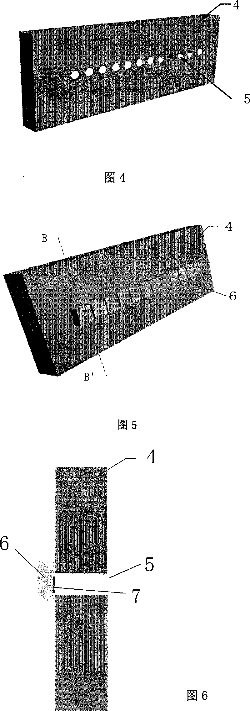 Passive coupling method between photodevice matrix and optical fiber array and method for making assembly thereof