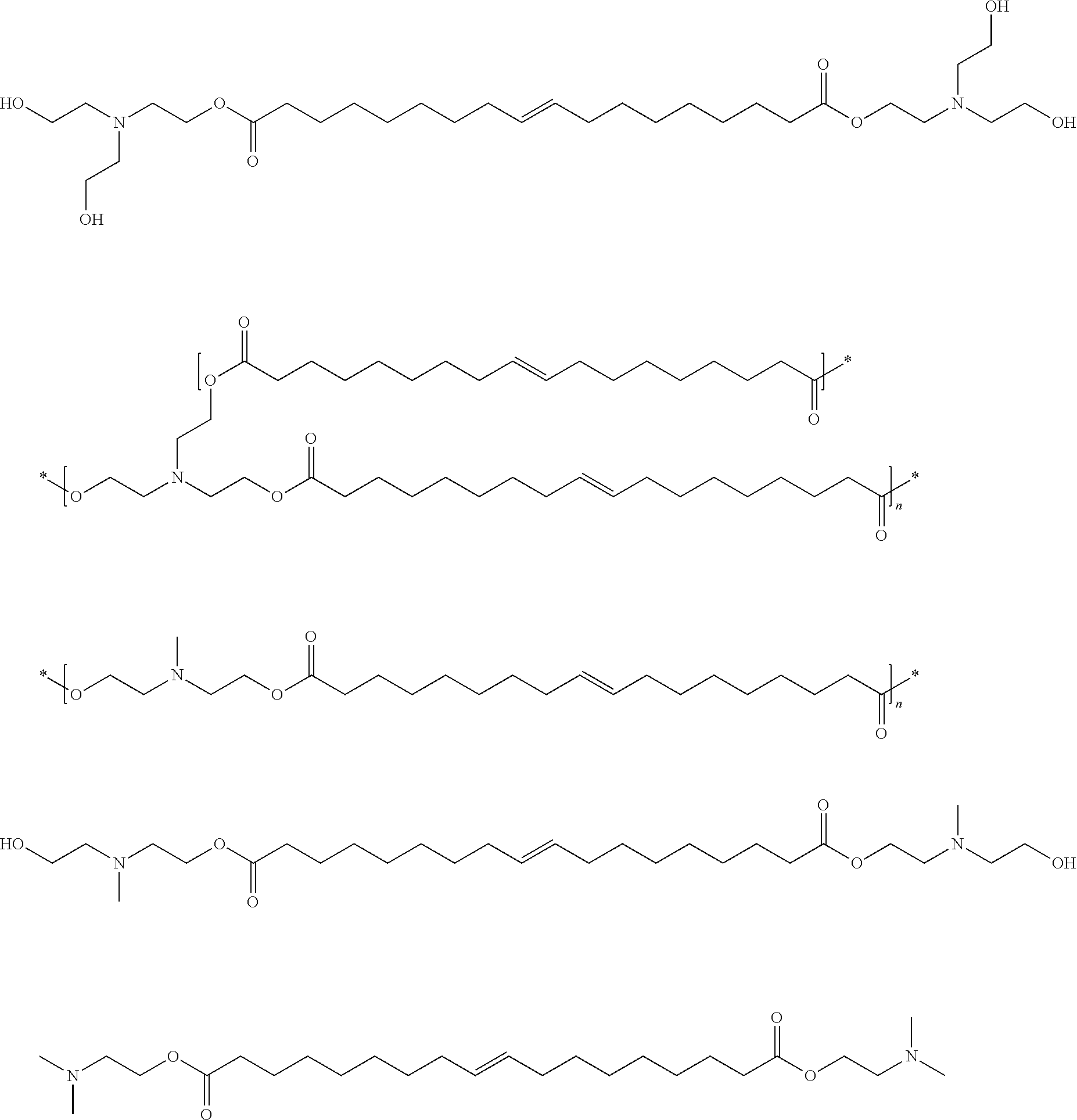 Esteramines and derivatives from natural oil metathesis