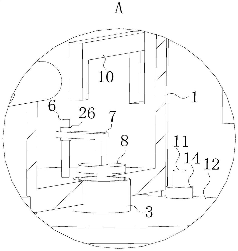 Anti-blocking gas-water separator capable of automatically dehydrating based on ship equipment