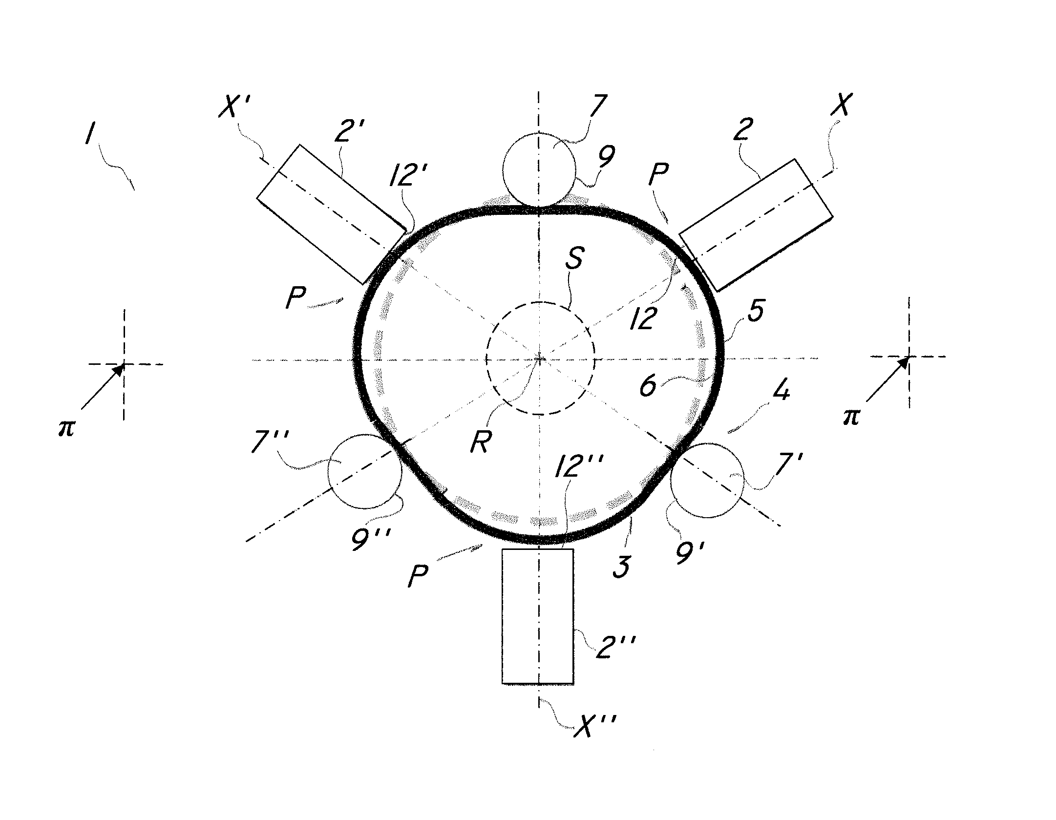 Motor with linear actuators