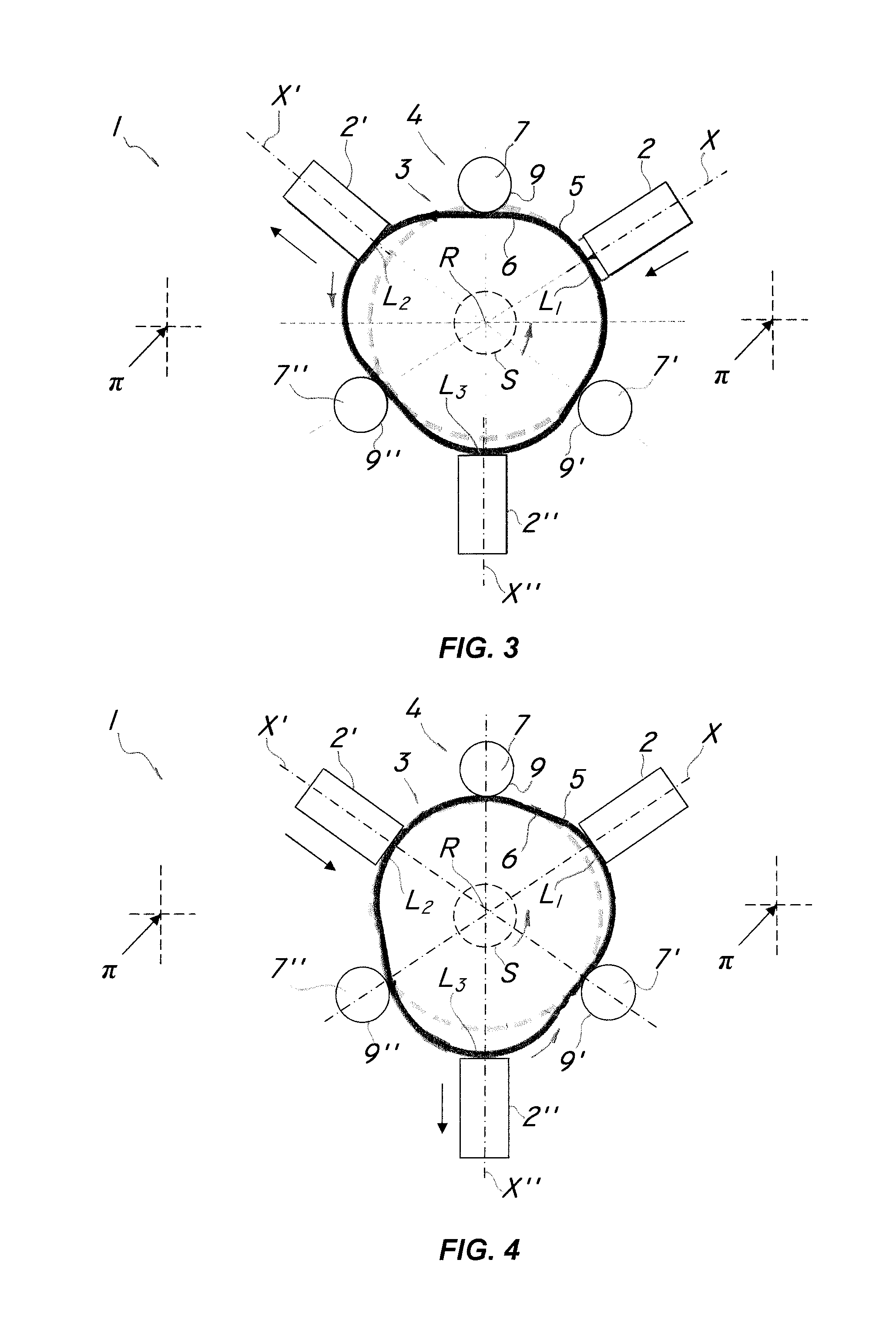 Motor with linear actuators