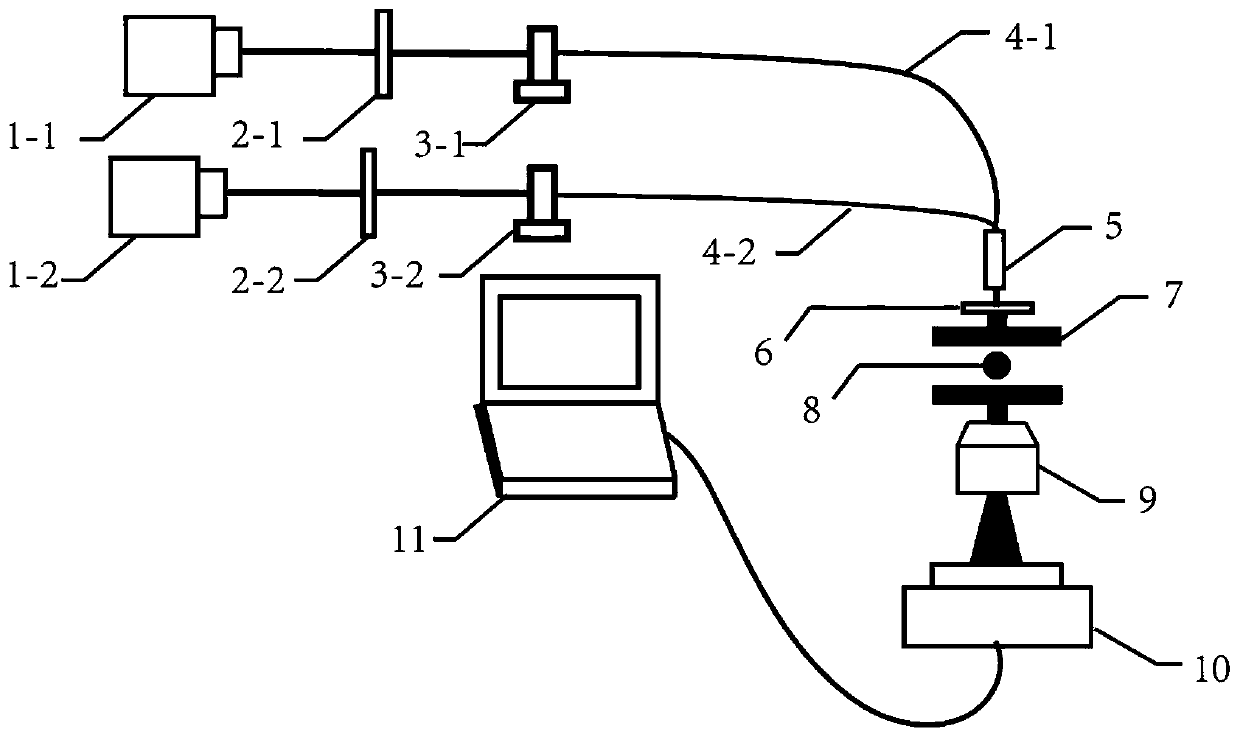 Dual-wavelength common-path phase microscopic imaging measurement system based on F-P interferometer