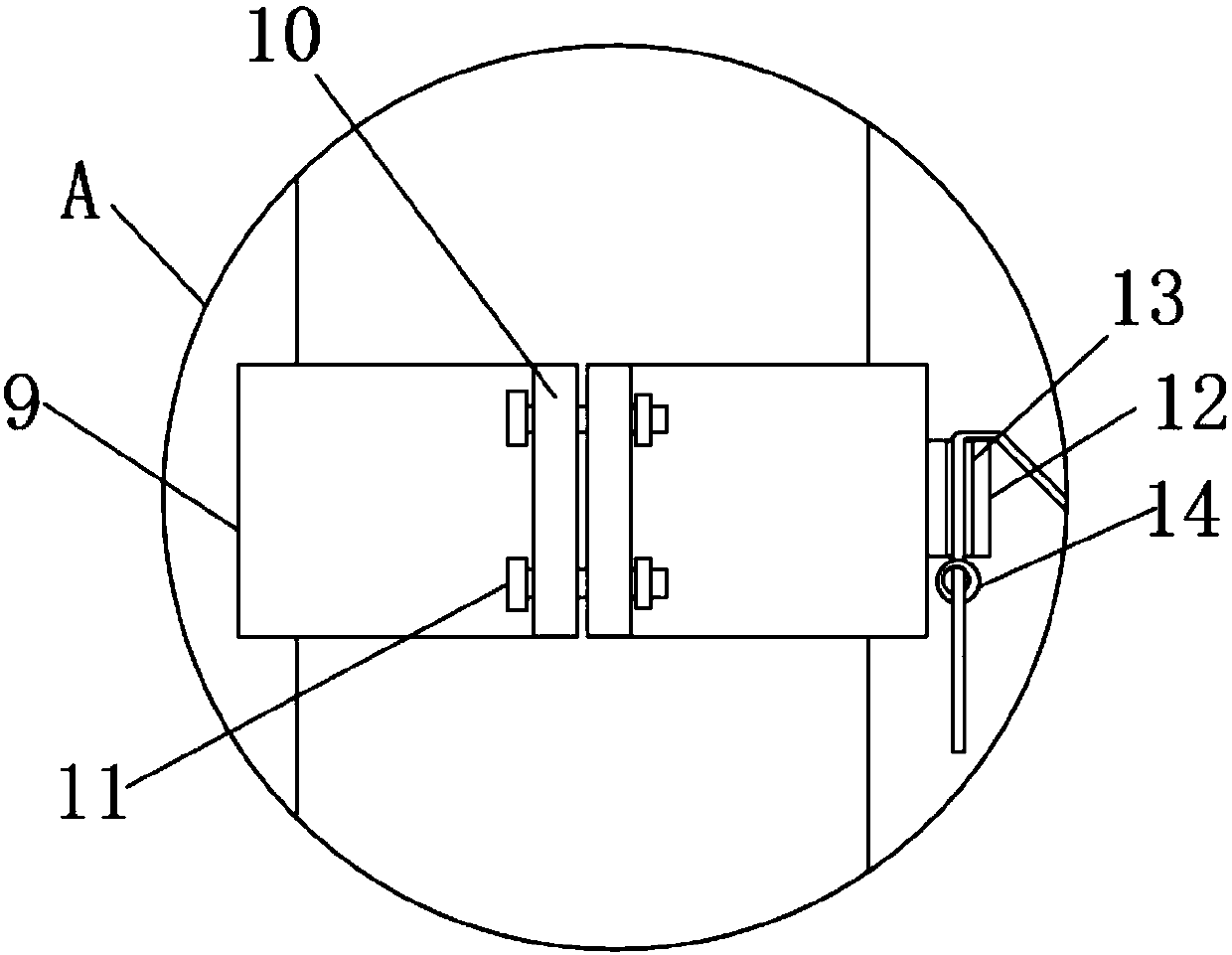 Oil immersed transformer convenient to disassemble and install