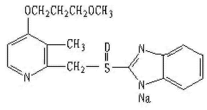 Rabeprazole sodium composition and preparation method thereof