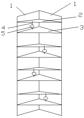 Communication tower with signal emitters adjustable in installation position