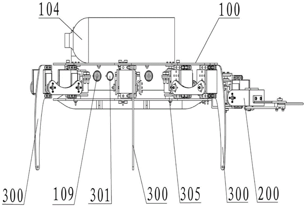 An amphibious multi-legged robot driven by foot-paddle coupling