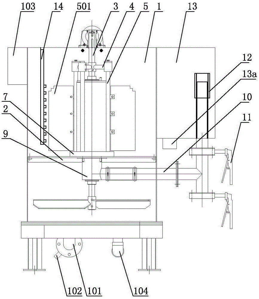 Solid-liquid separation mechanism capable of adjusting effluent flow rate and sludge concentration and using method thereof