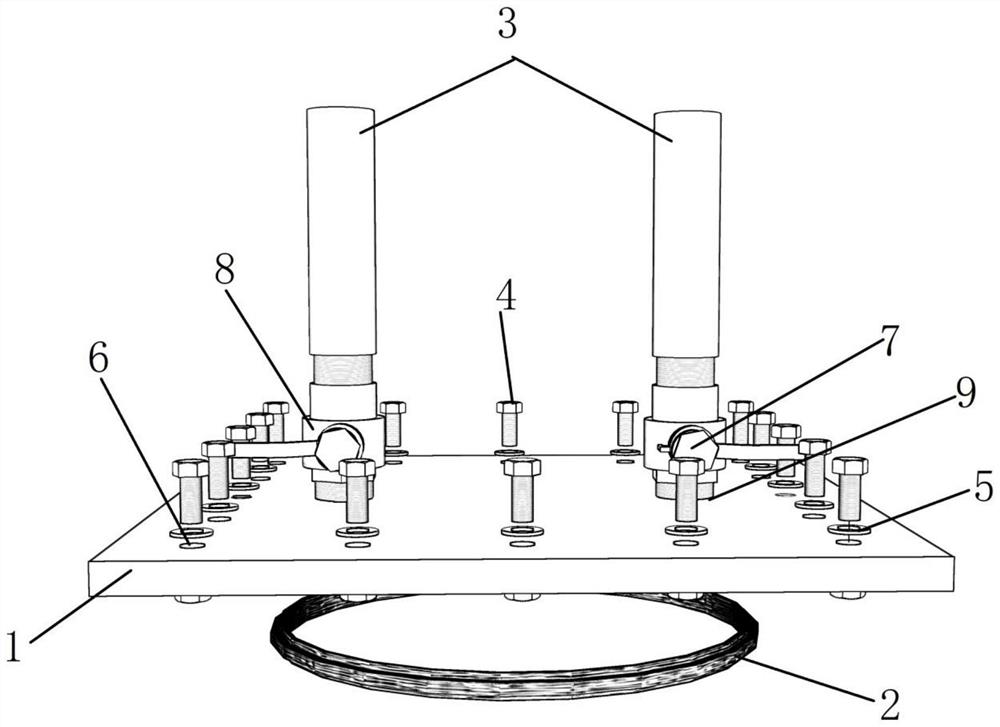 Dewatering well sealing device and dewatering well sealing method