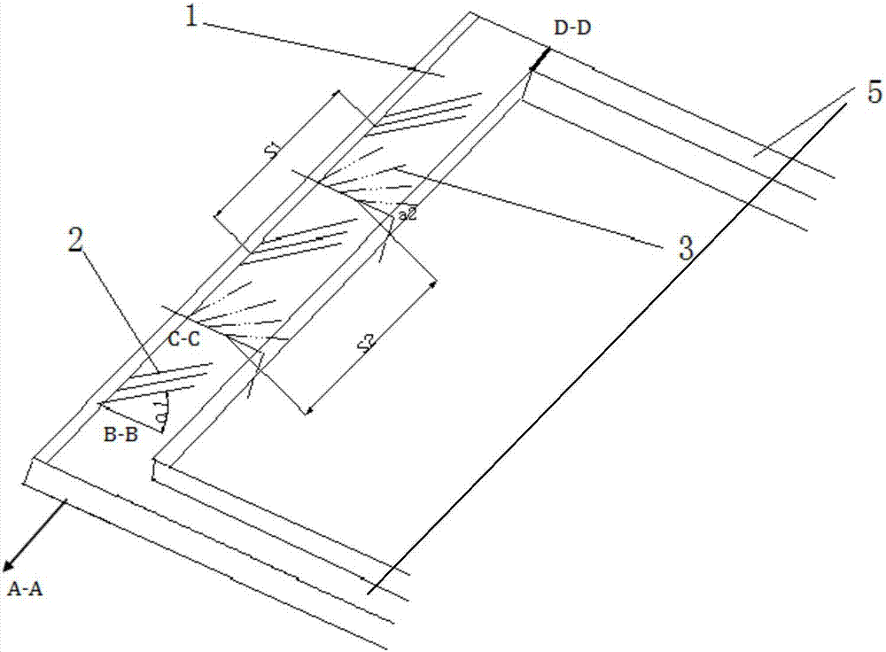 Blasting method of forced top-caving with cut-out hole