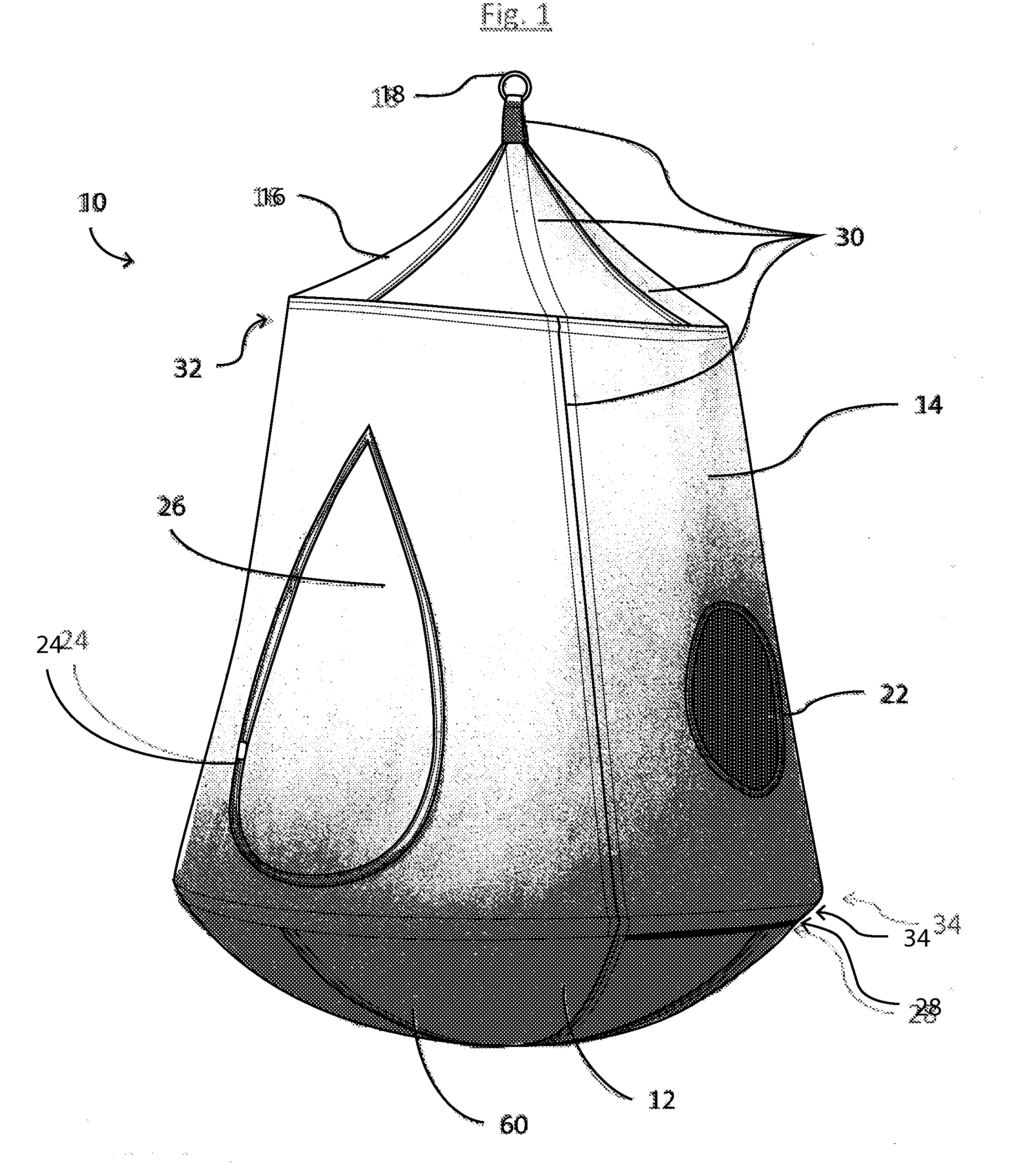 Suspended play structure