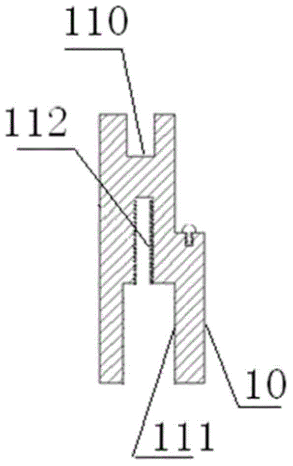 Door pocket capable of being adjusted according to thickness of wall