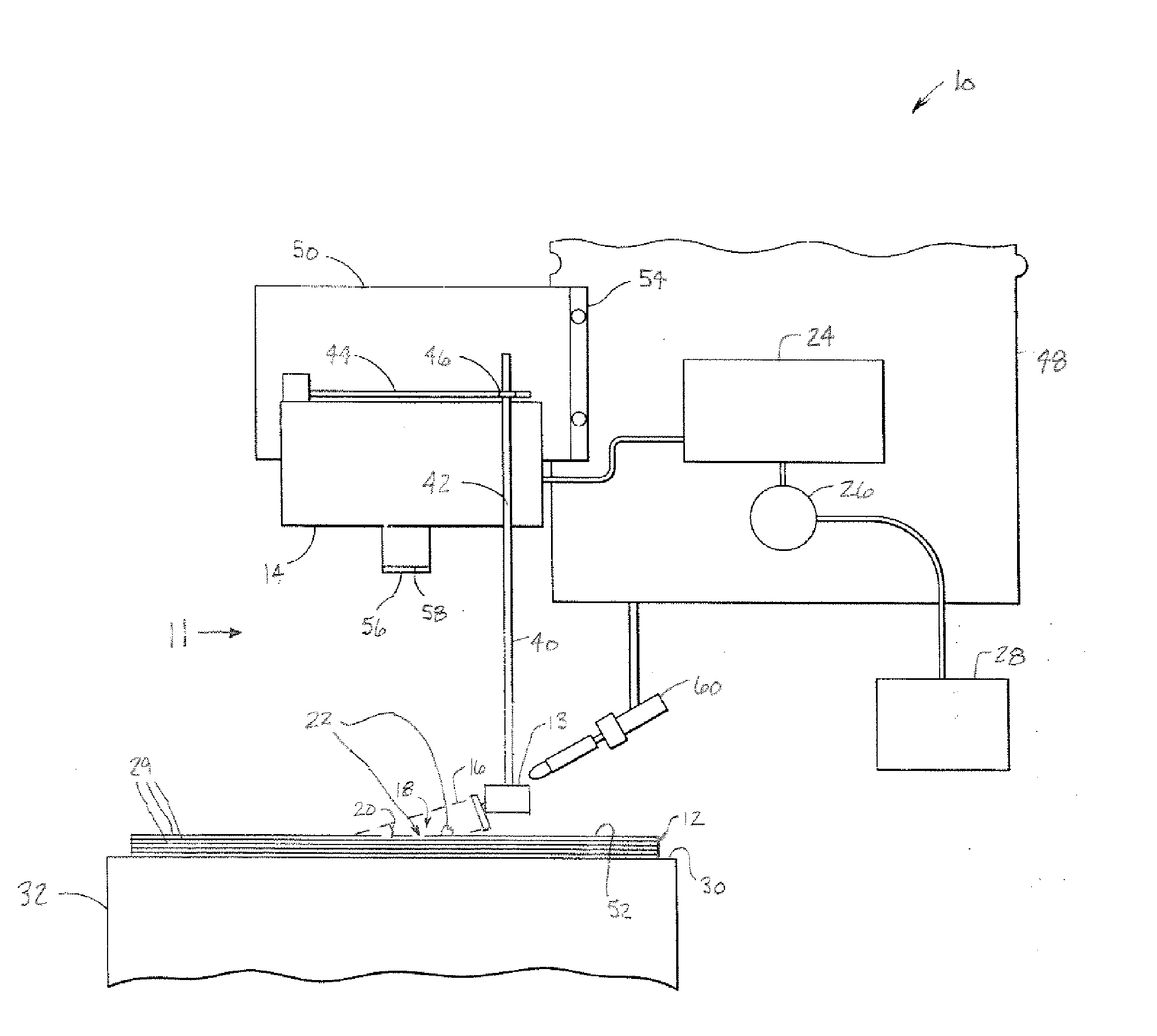 In-process vision detection of flaws and FOD by back field illumination