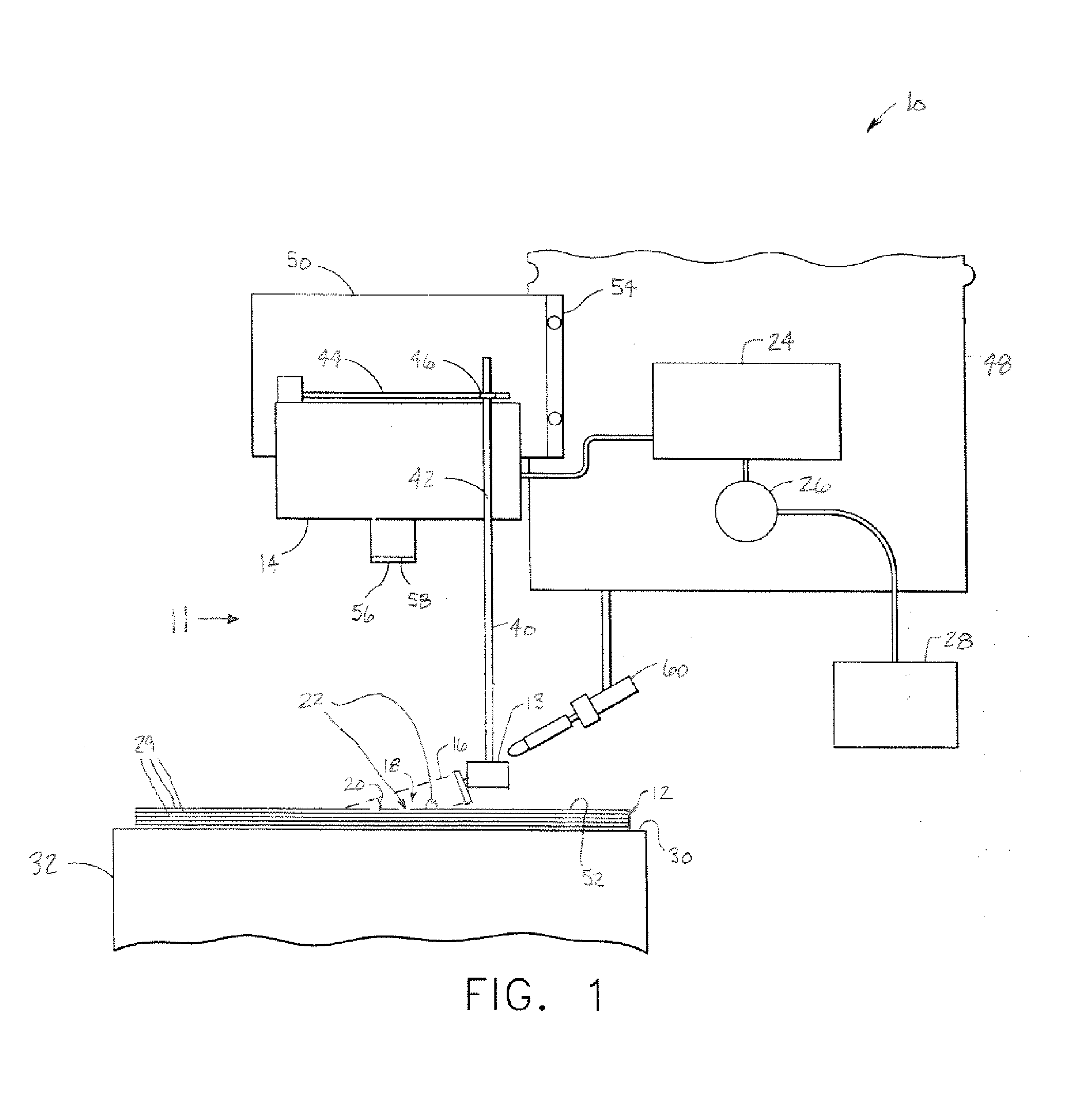 In-process vision detection of flaws and FOD by back field illumination