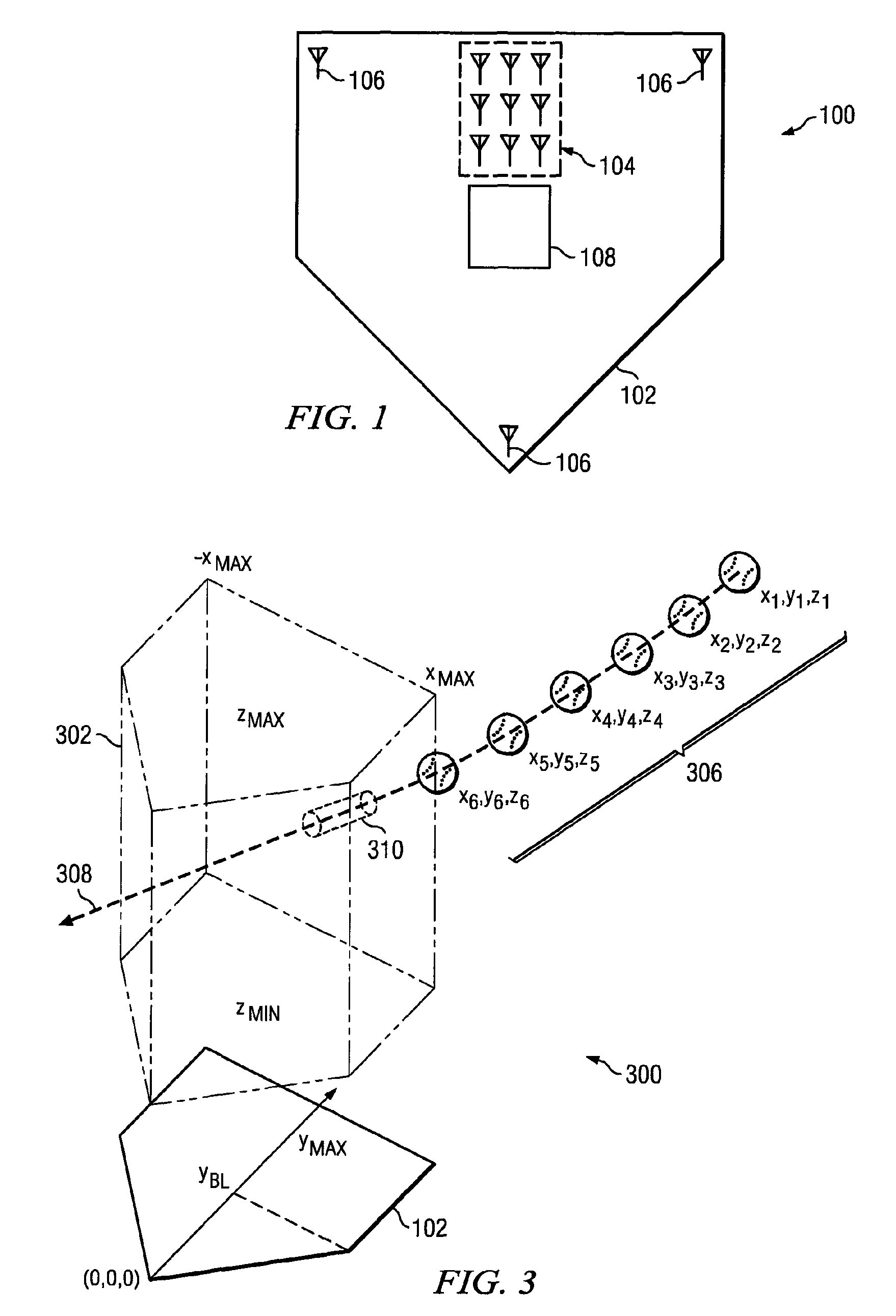 Baseball strike zone detection radar