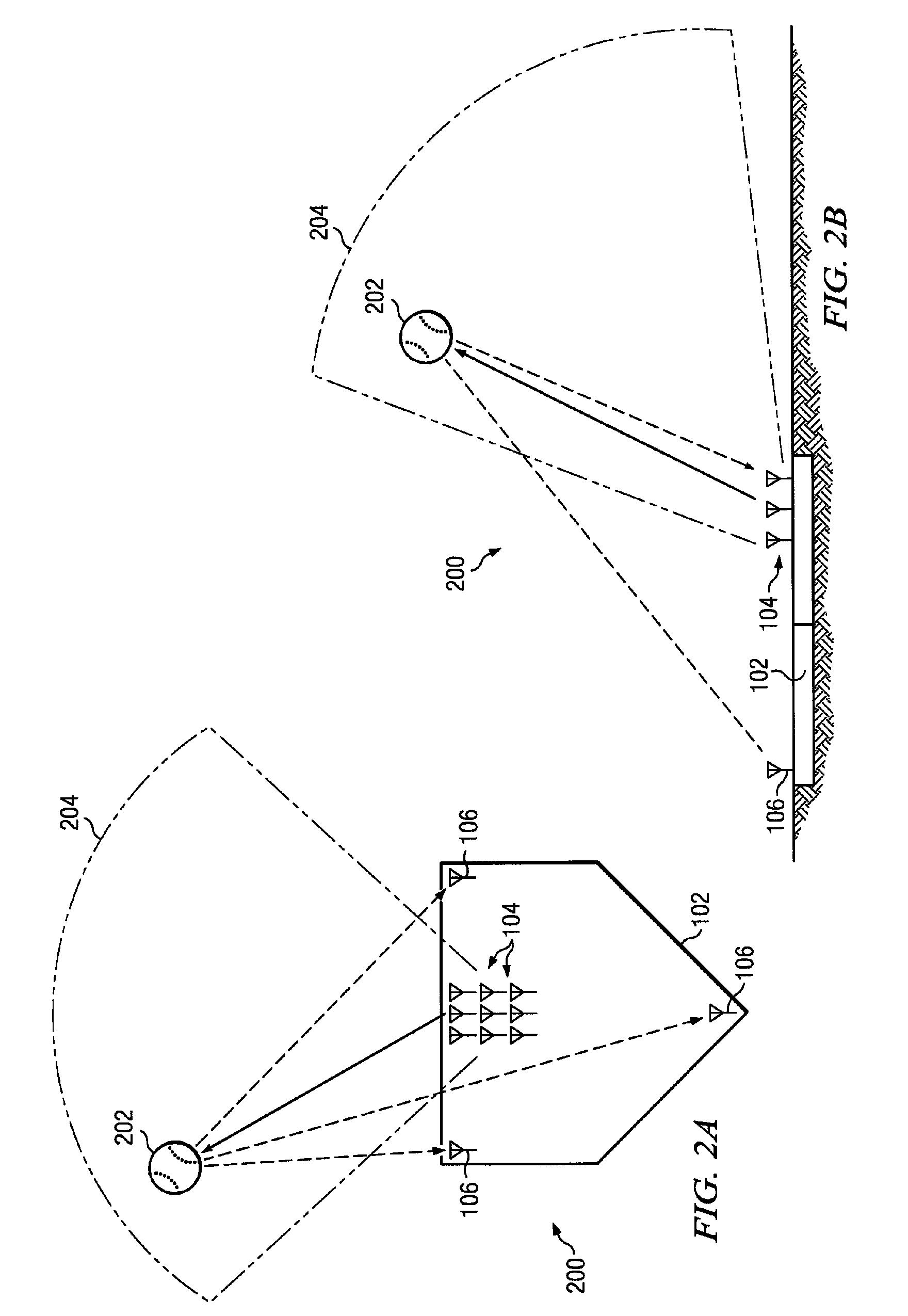 Baseball strike zone detection radar