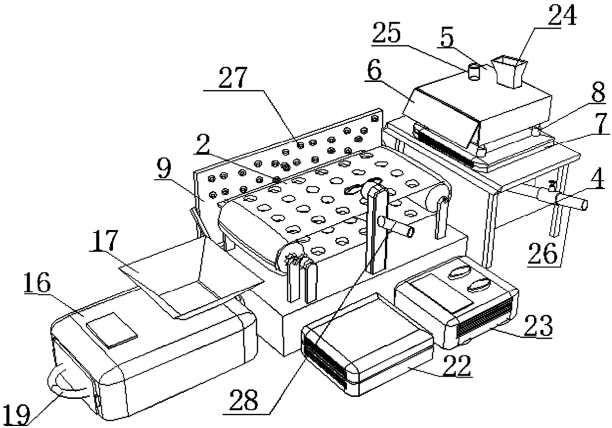 Agricultural processing device for dried fruit