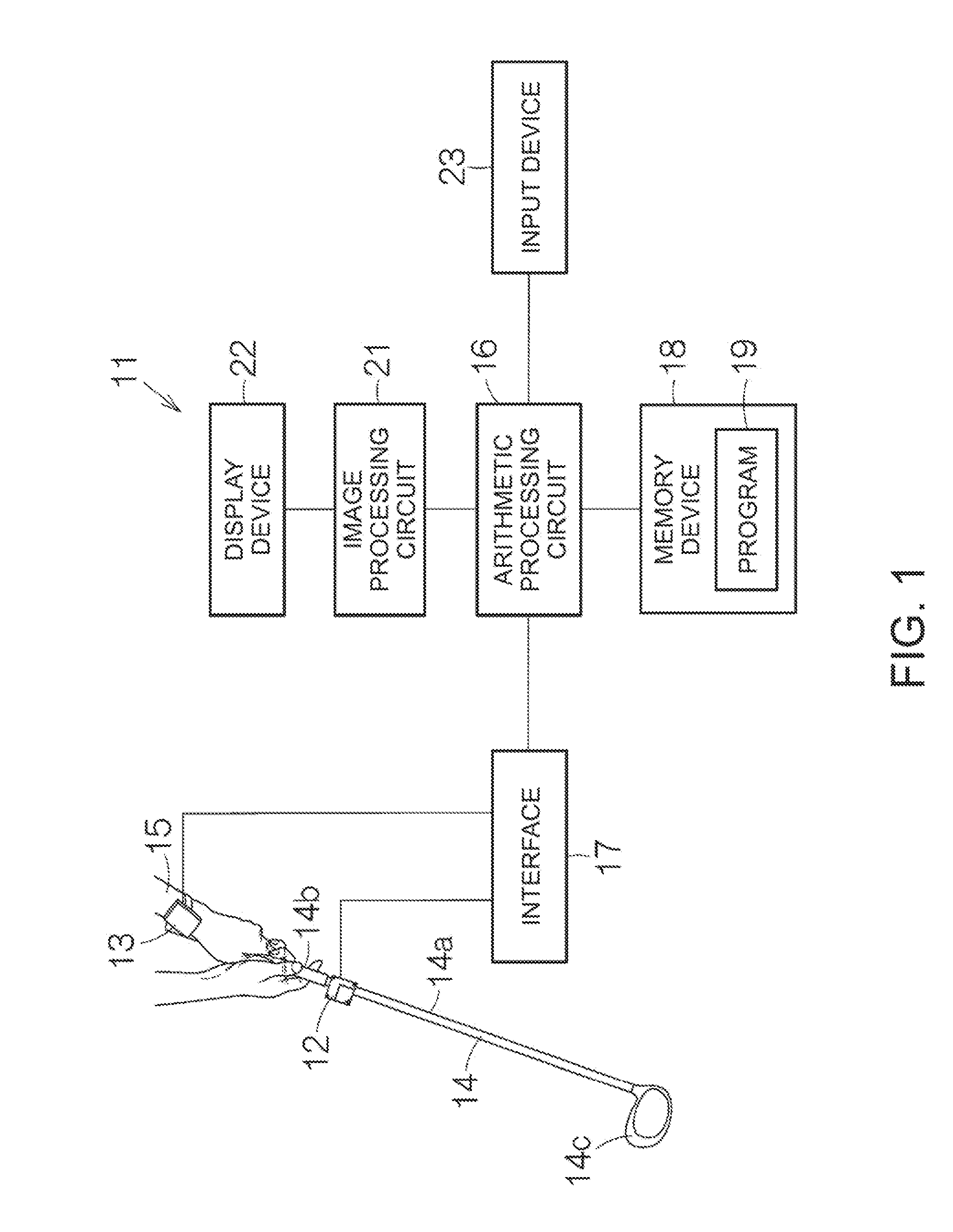 Motion analyzing apparatus and motion analyzing program