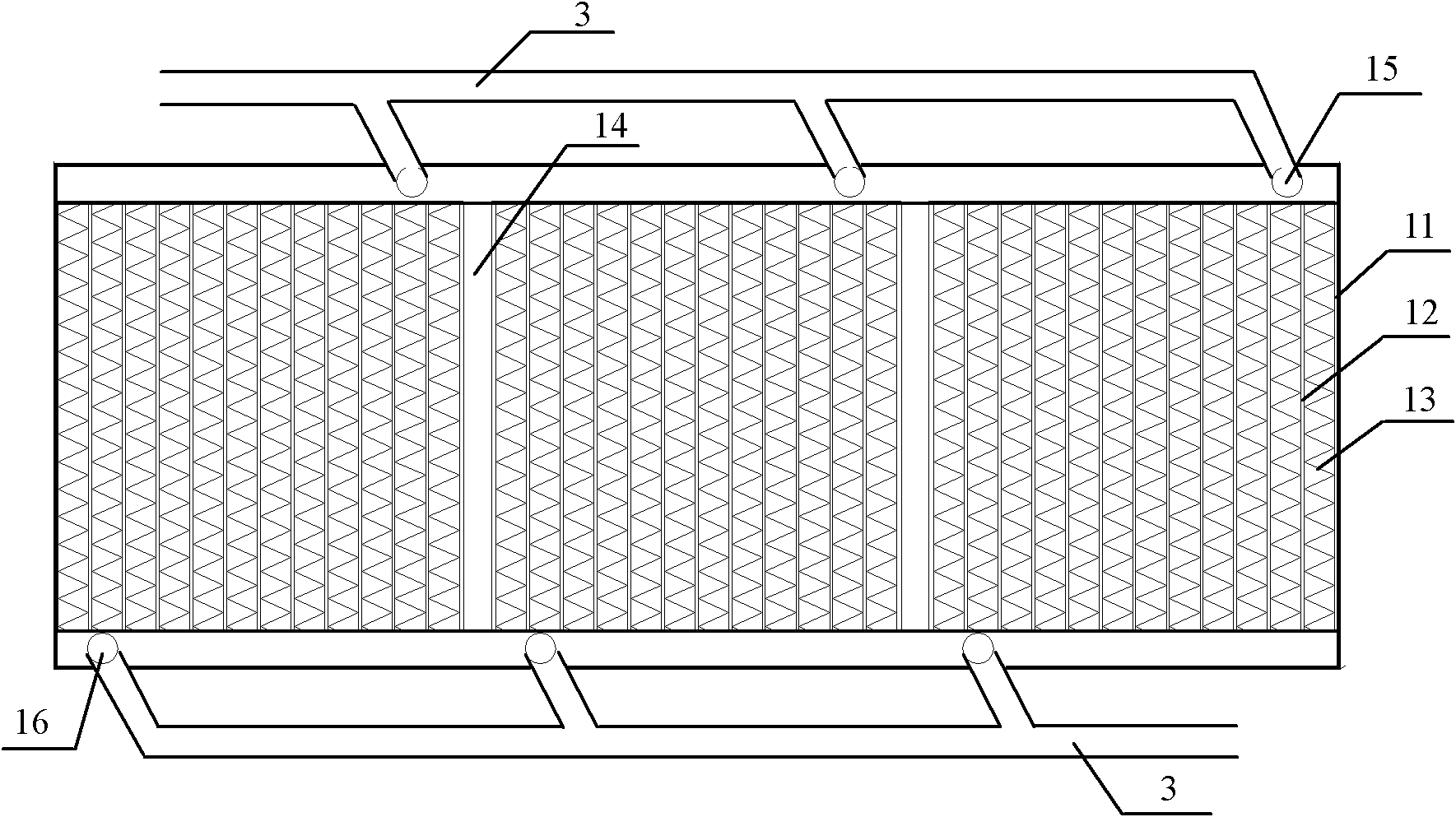 Return air precooling heat transfer system of large air conditioning refrigerator