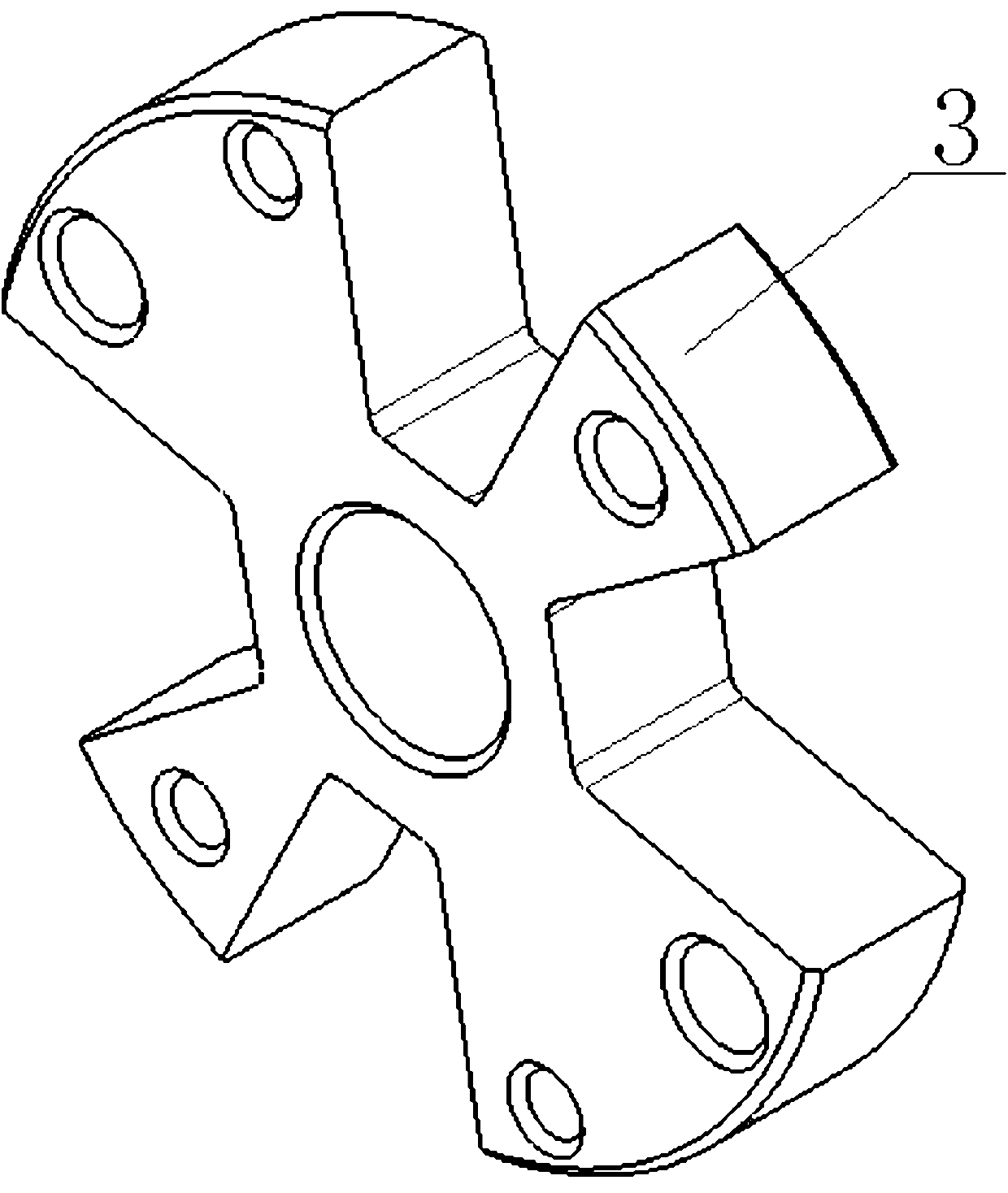 Composite multi-pipeline tee joint structure assembly