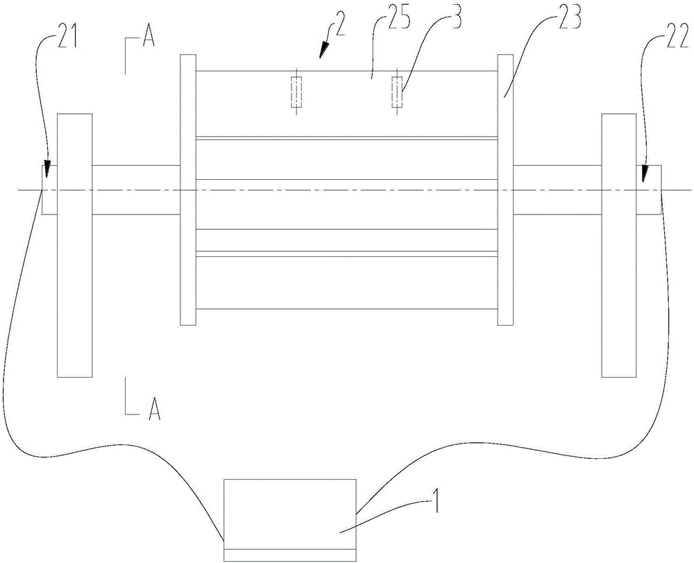 Online dynamic balance correction method of large-size draught fan impeller