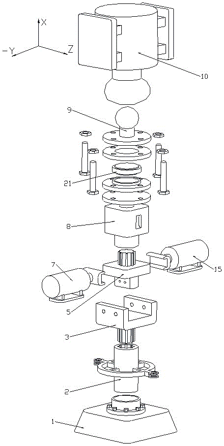 A Helicopter Rotor System Elastic Bearing Load Measuring Equipment