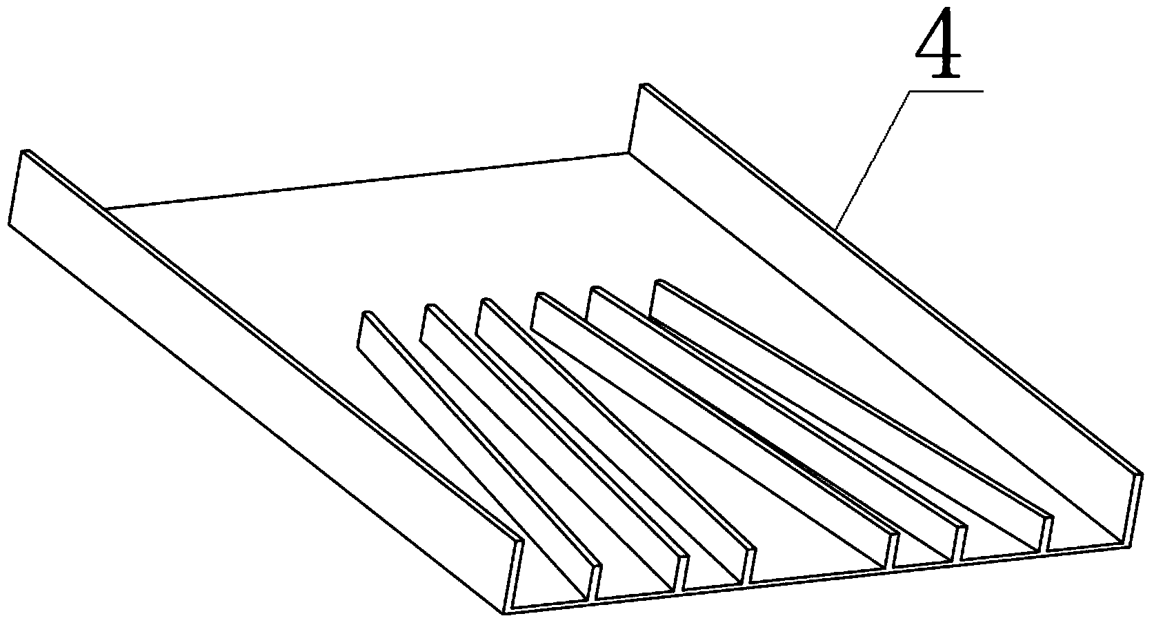 Abrasive screening machine allowing granularity to be adjustable