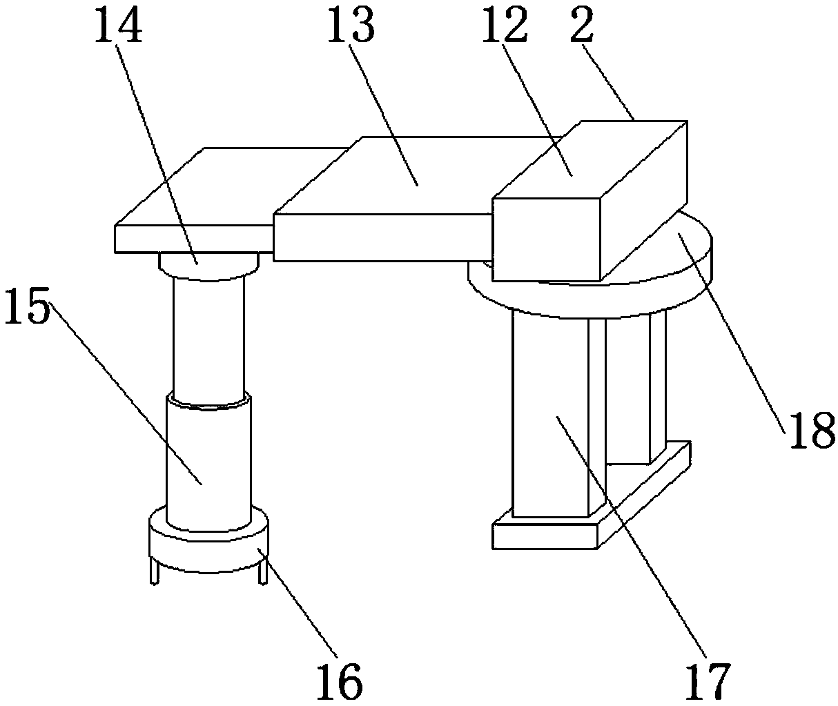 Automatic carrying test equipment based on manipulator