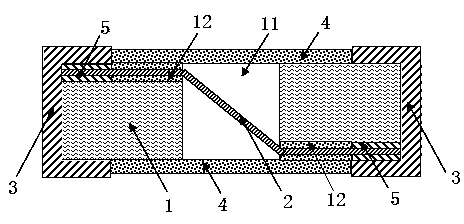 Chip type protecting element and batch manufacturing method thereof