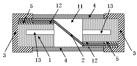 Chip type protecting element and batch manufacturing method thereof