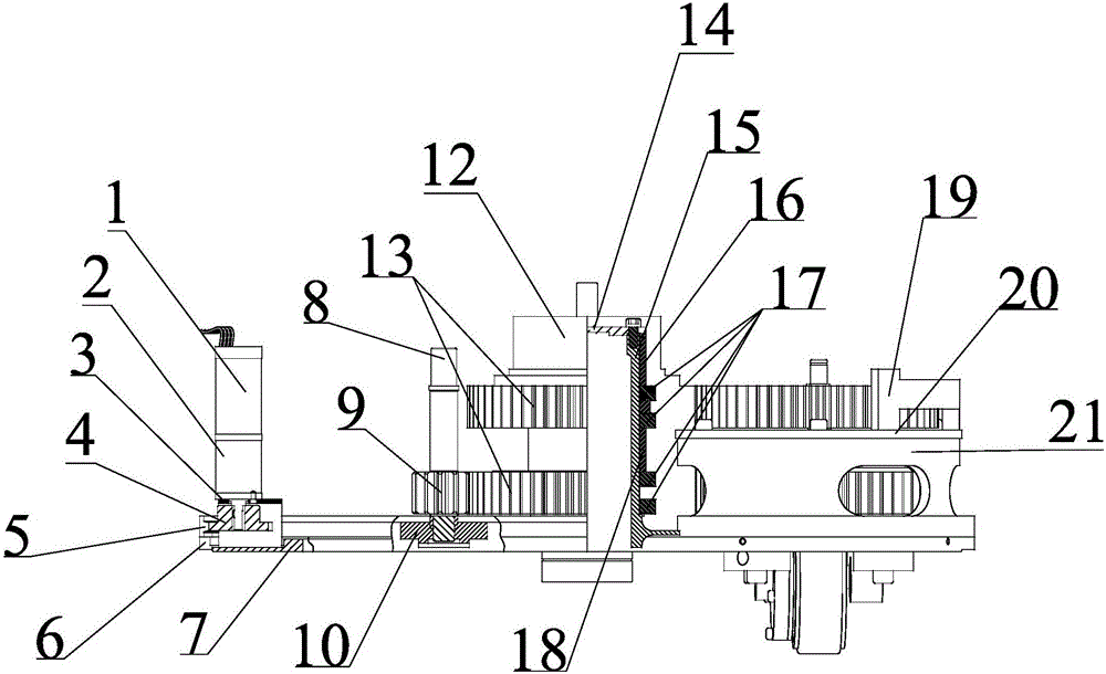 A permanent magnet adsorption wall-climbing robot