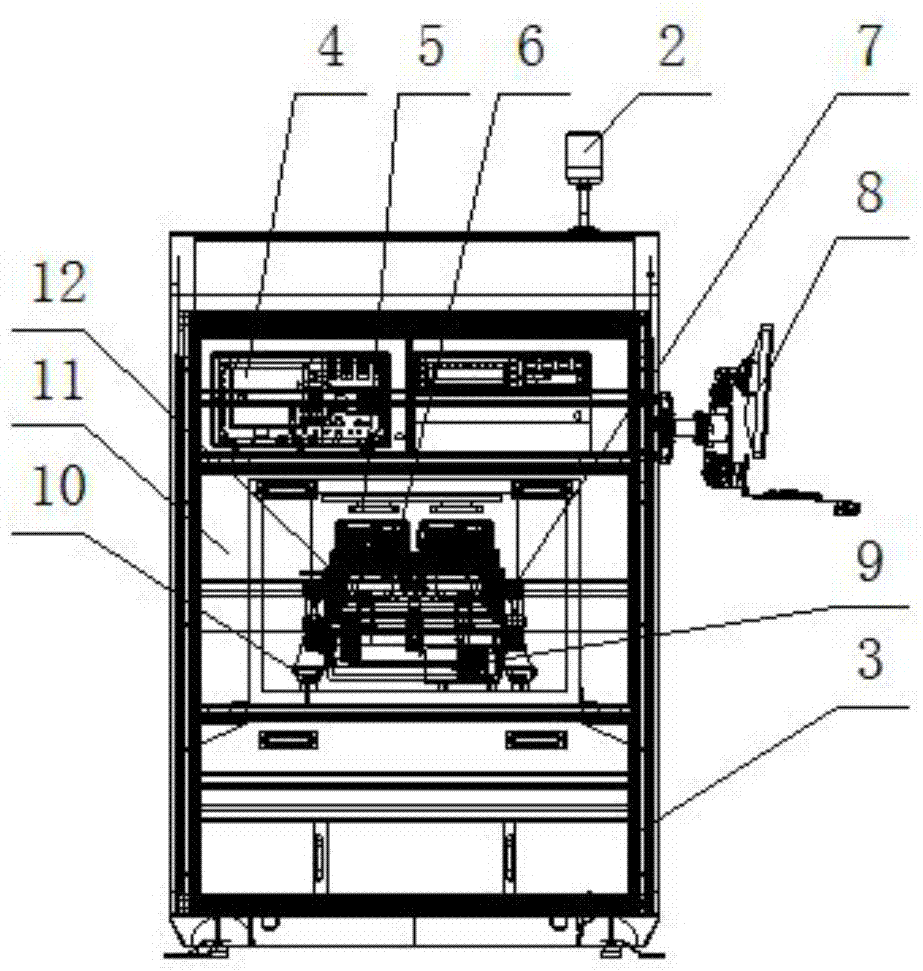 A special variable terminal gprs communication test system and method