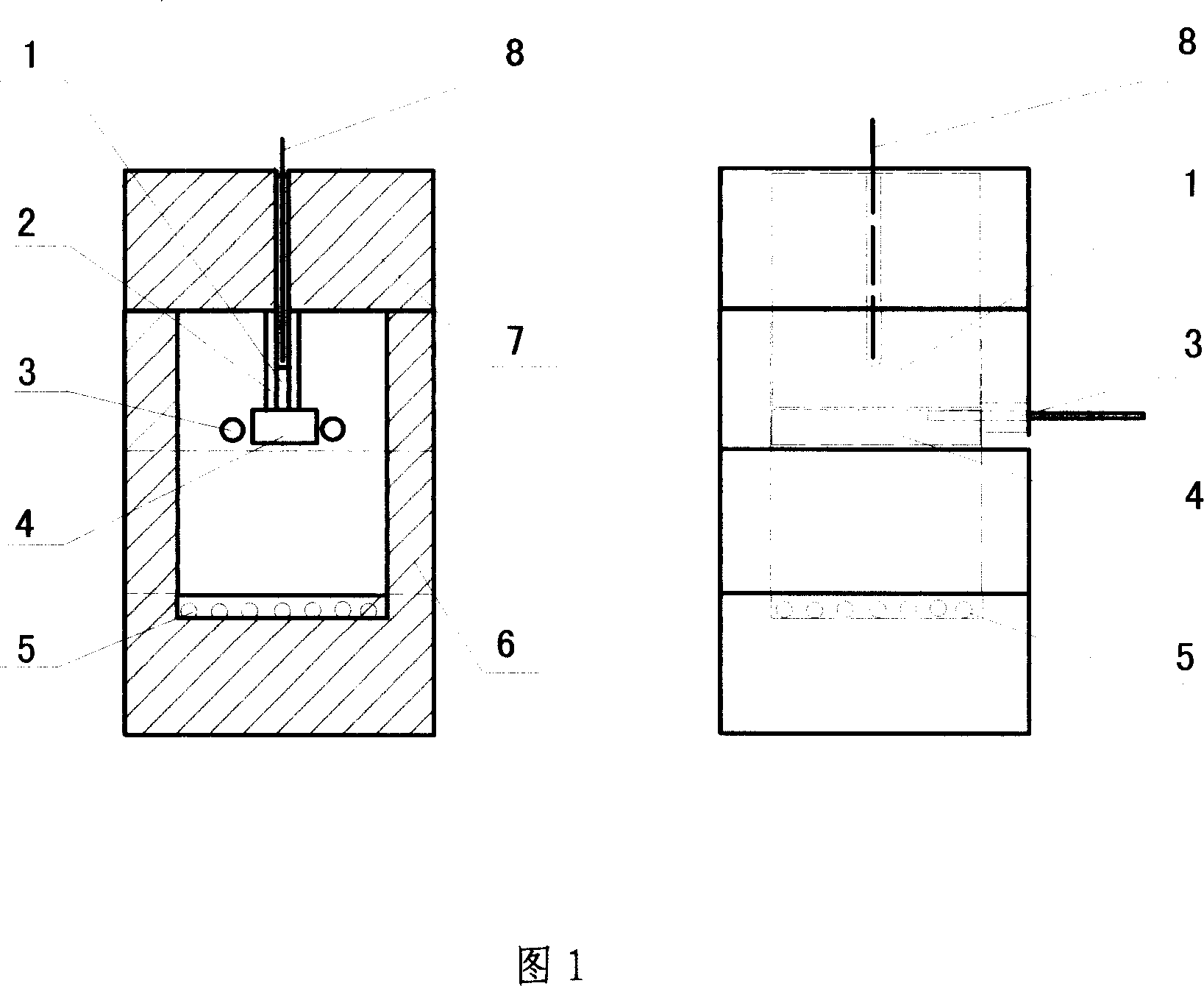 Electric furnace for expansive fireproof coating field detection and detecting method