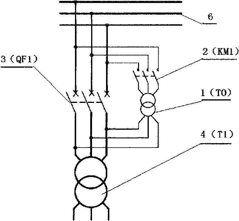 Pre-magnetizing device of power supply transformer and pre-magnetizing method thereof