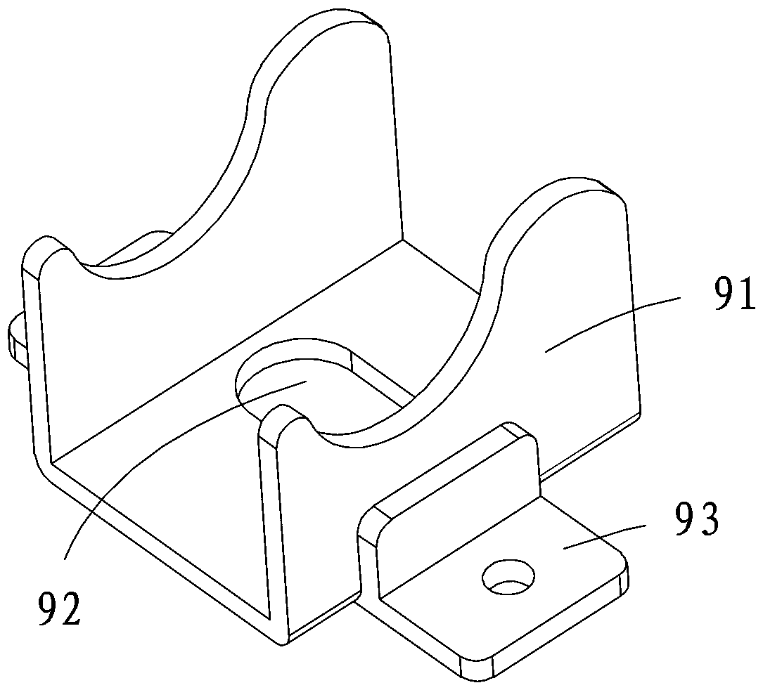 Vehicle rear seat folding limit device and vehicle