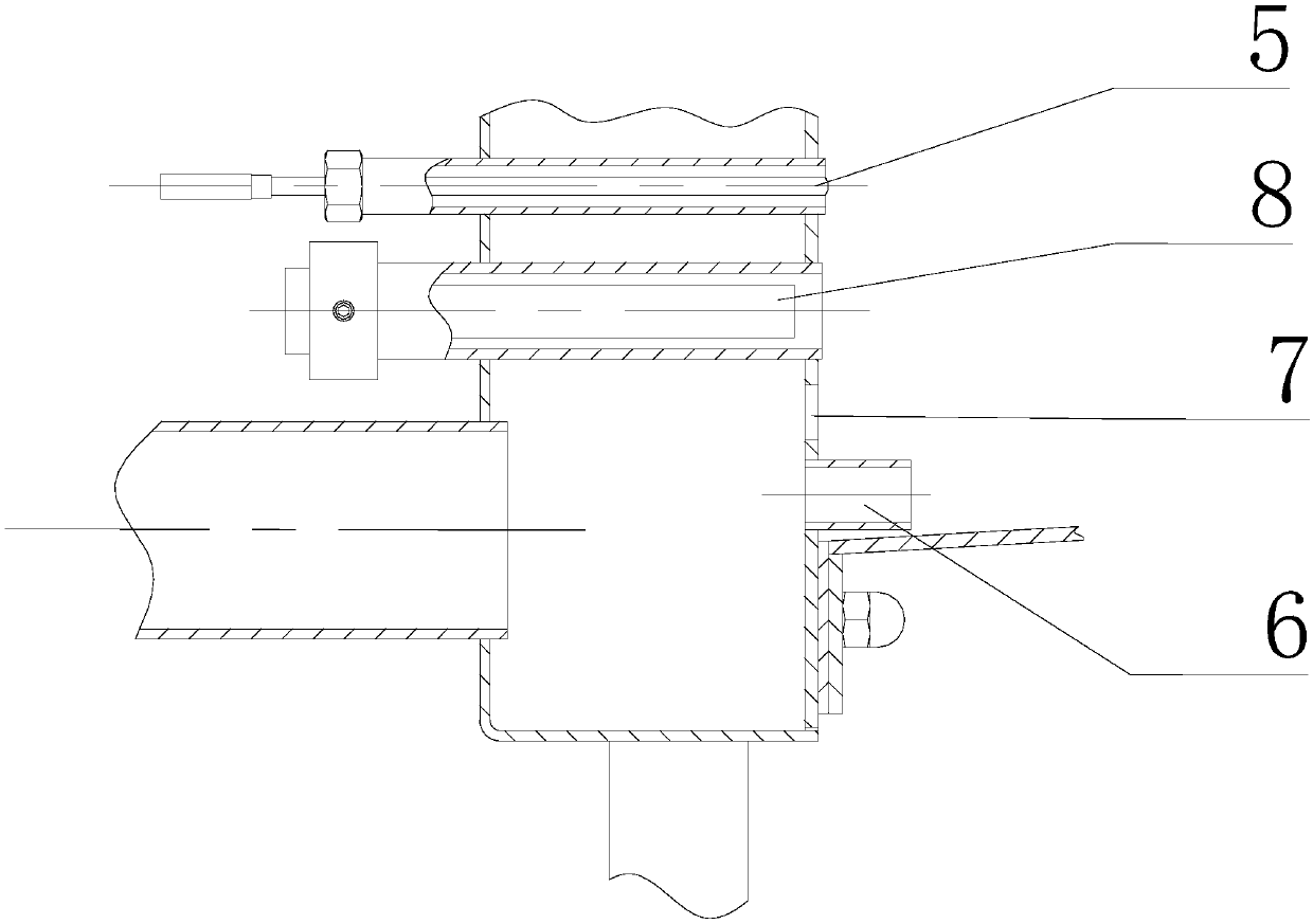 Level layer blow-out type biomass particle burner