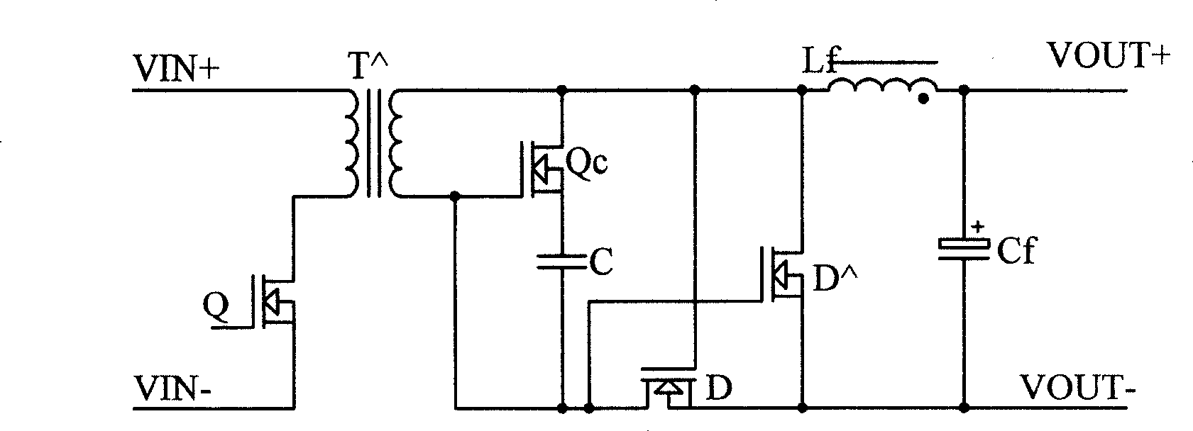 Reset circuit of single-end ortho-exciting electric source