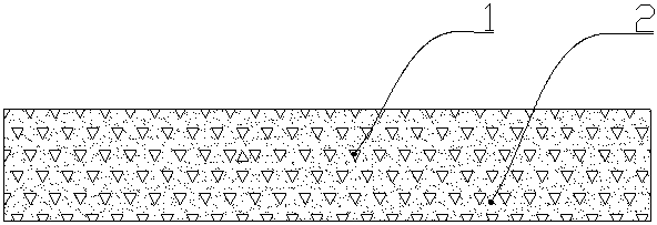 Melamine foam and fiber blended preparation technology