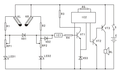 Alarm device for flat tire of trailer of transport vehicles