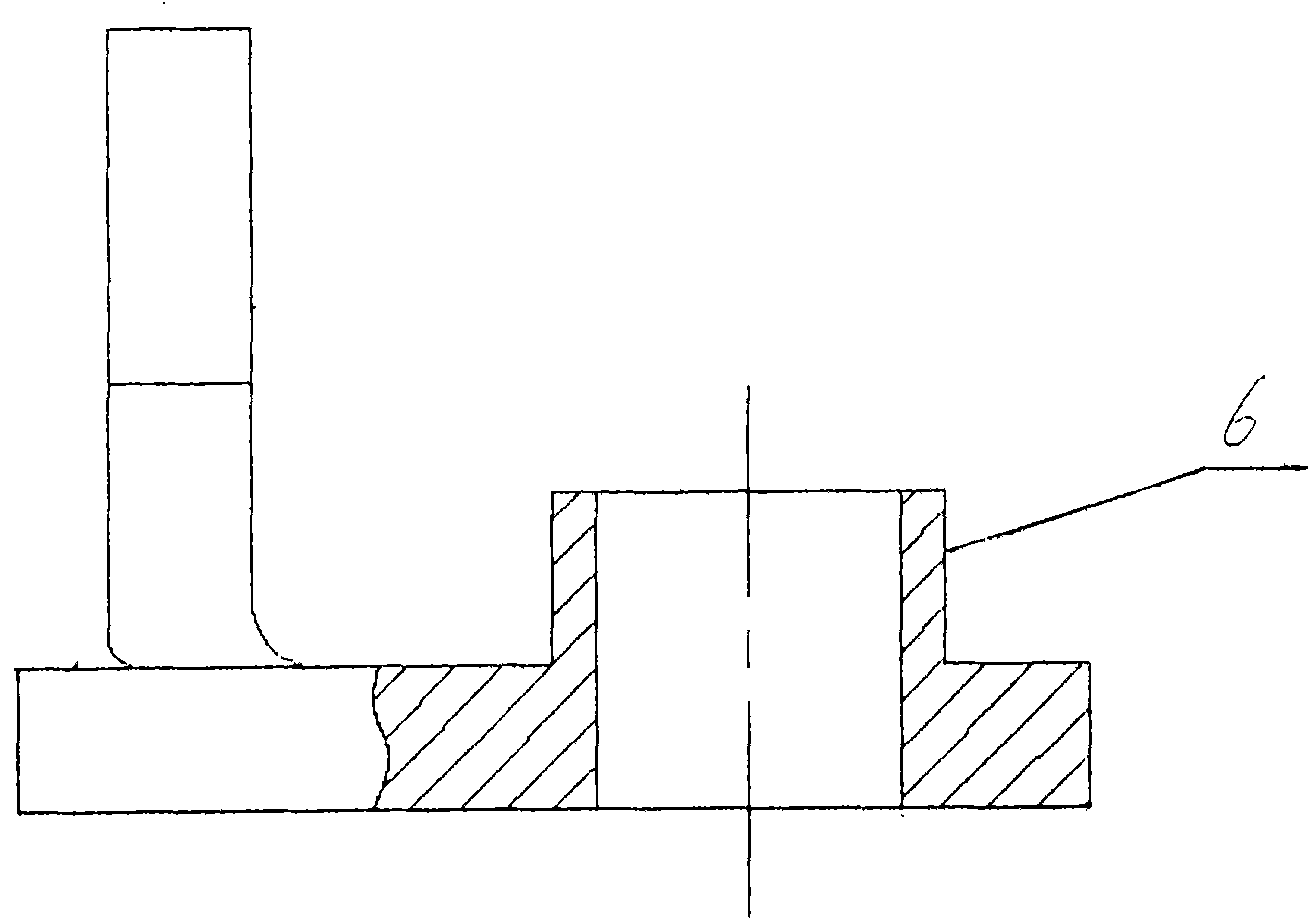 Technique for squeezing through-hole high dummy club on sheet