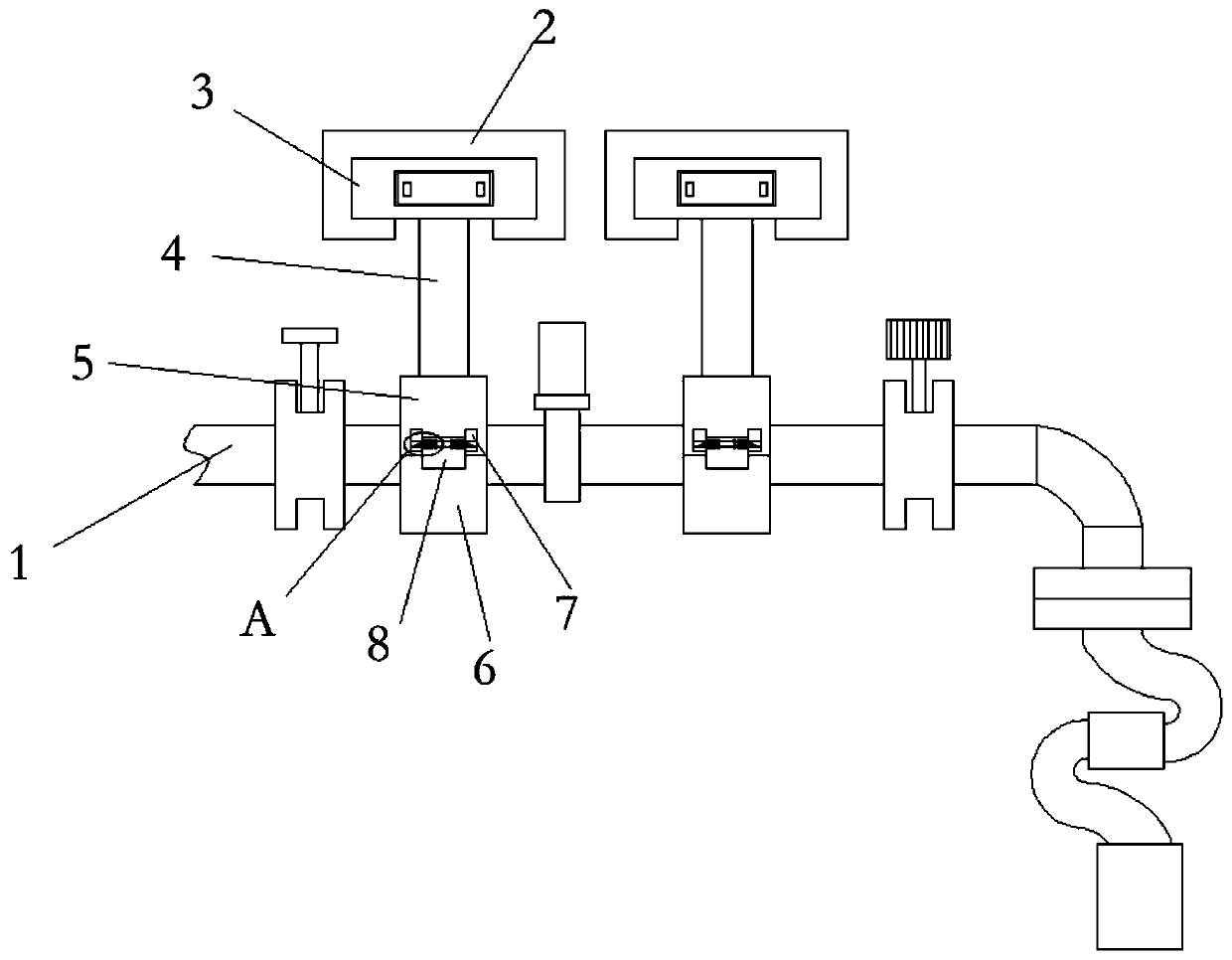 Efficient fire prevention device of intelligent building