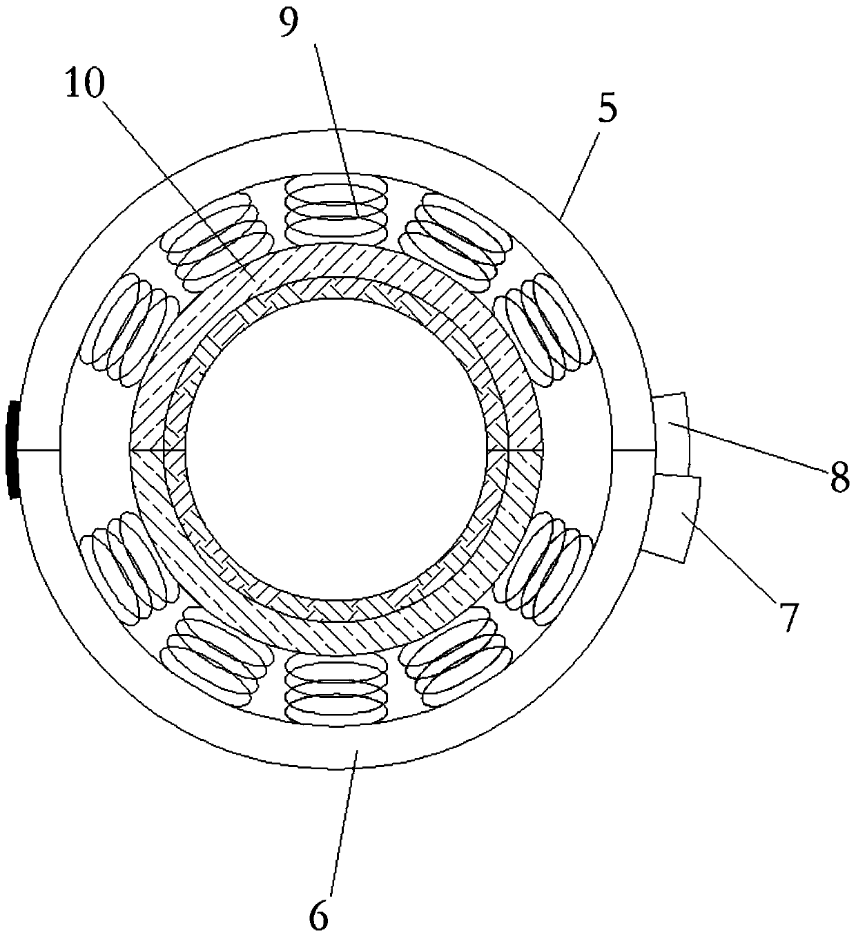 Efficient fire prevention device of intelligent building