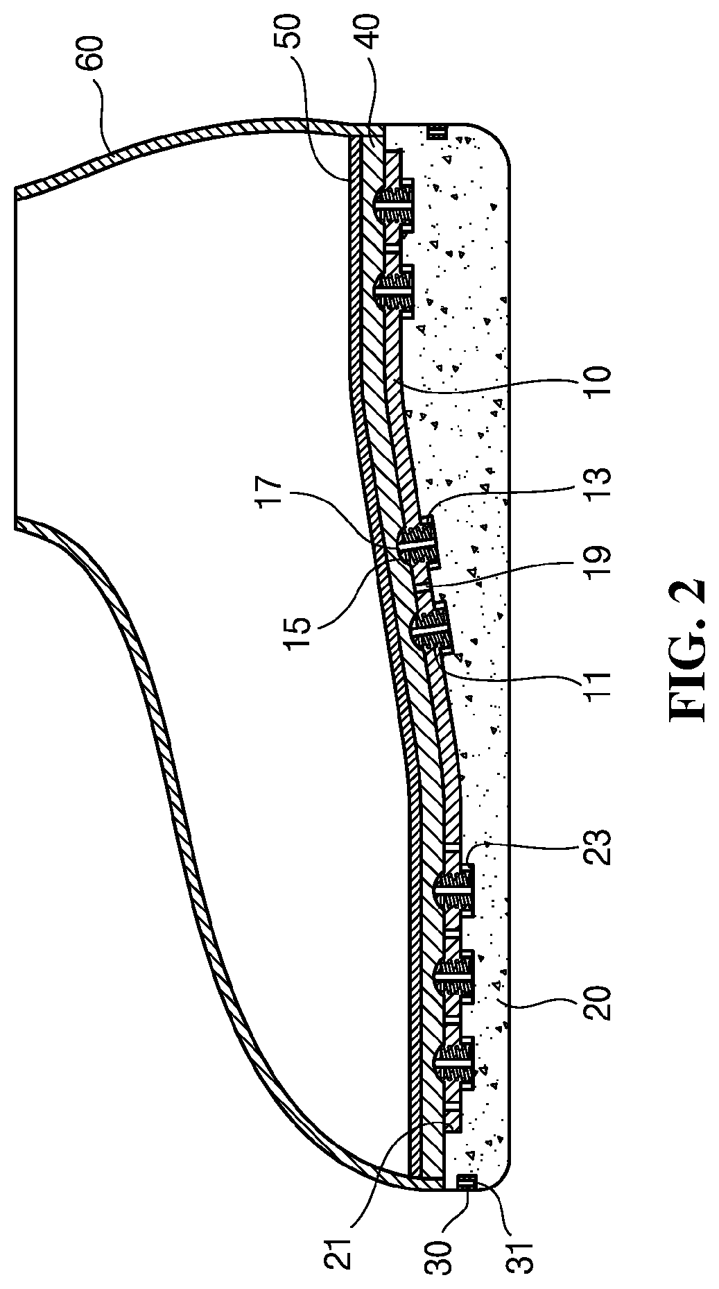 Customized shoe for preventing diabetes, preventing diabetic foot due to complications of diabetes, and alleviating pain from diabetic necrotic ulceration