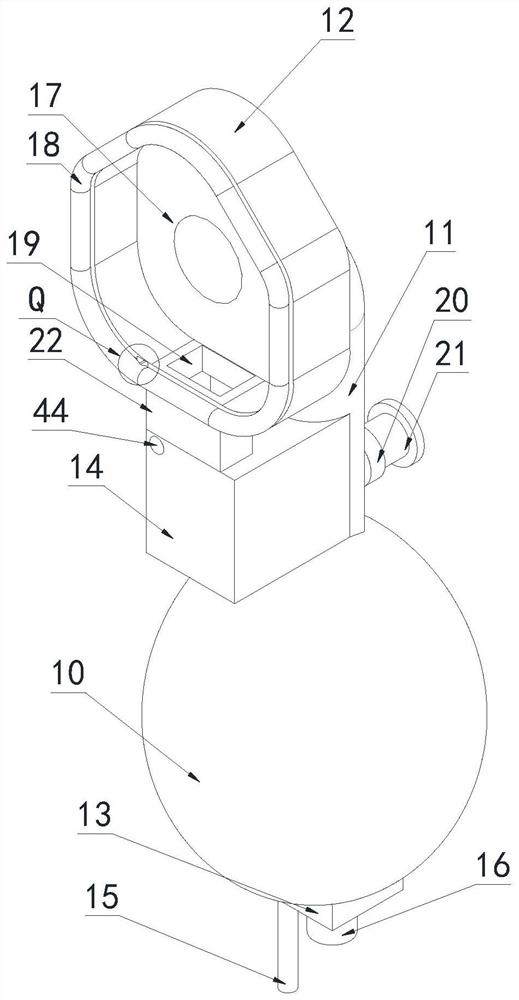 Simple anti-blocking respirator