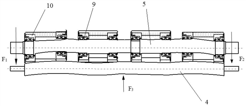 Support rolls for wet scale breakers